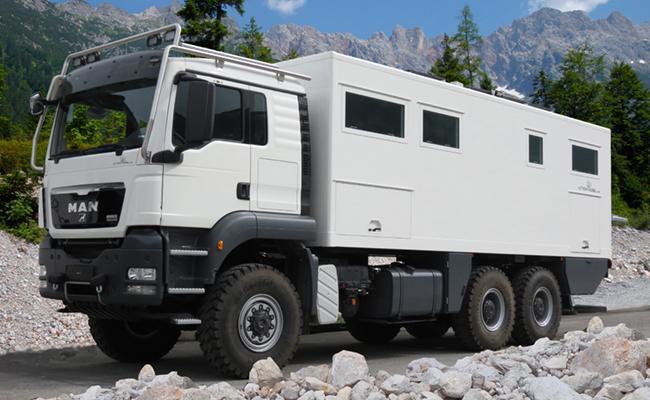 GLOBECRUISER-7200 - Camping-car de luxe pour le tour du monde